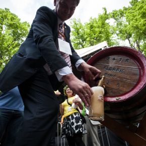 The Latvians having their own Beerfest.